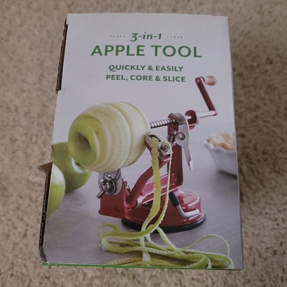 Sur La Table 3 In 1 Apple Tool Peel Core Slice Kitchen Gadgets - Picture 9 of 13